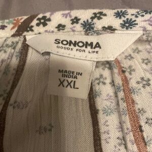 Sonoma Multicolor Floral Blouse XXL